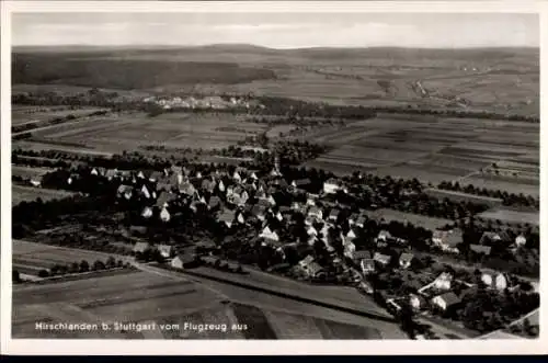 Ak Hirschlanden Ditzingen in Württemberg, Fliegeraufnahme