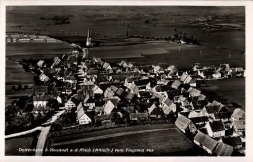 Ak Dottenheim Dietersheim in Mittelfranken, Fliegeraufnahme