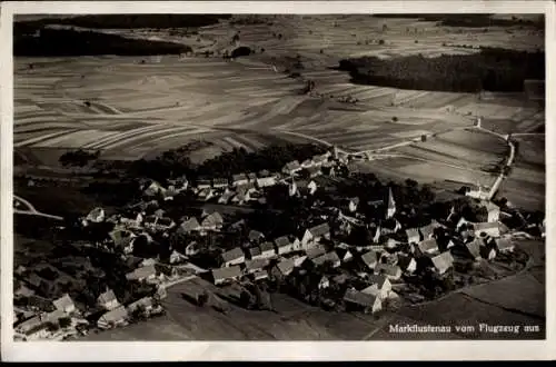 Ak Marktlustenau Kreßberg in Württemberg, Fliegeraufnahme