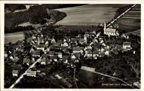 Ak Spraitbach im Ostalbkreis, Fliegeraufnahme