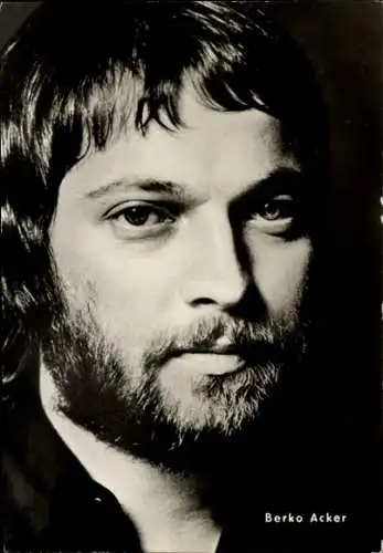 Ak Schauspieler Berko Acker, Portrait