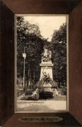 Ak Melun Seine et Marne, Monument des Enfants de la Seine et Marne