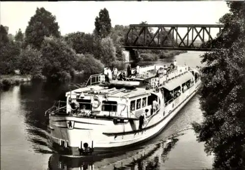 Ak Berlin, Weiße Flotte, Touristenkabinenschiff MS Spree