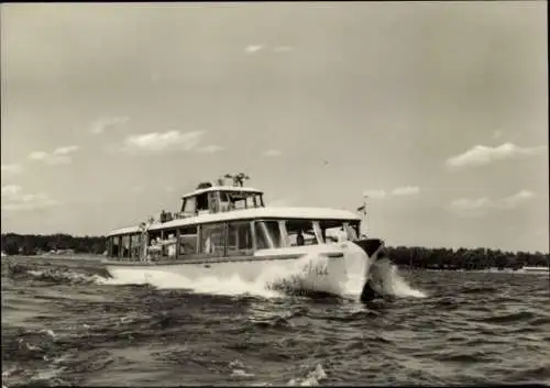 Ak Berlin, Weiße Flotte, Fahrgastschiff Bummi