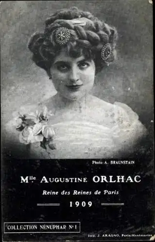 Ak Augustine Orlhac, Königin von Queens Paris