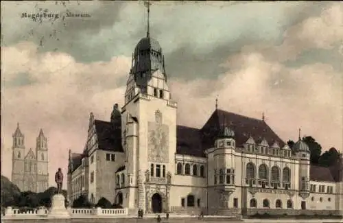 Ak Magdeburg an der Elbe, Museum