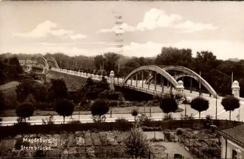 Ak Magdeburg an der Elbe, Ebertbrücke