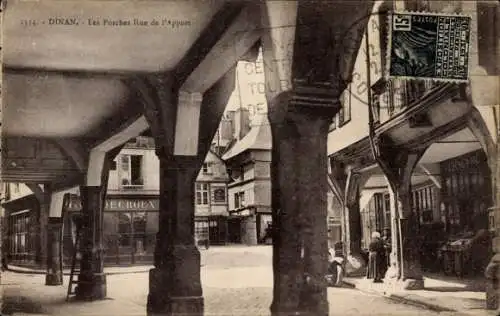 Ak Dinan Côtes-d’Armor, Les porches, Rue de l'Apport