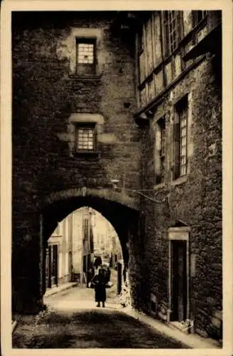 Ak Uzerche Corrèze, Porte Becharie