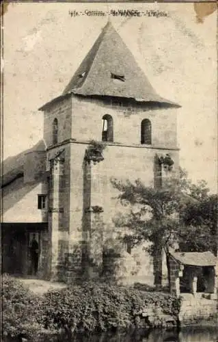 Ak Saint-Viance, Blick auf die Kirche