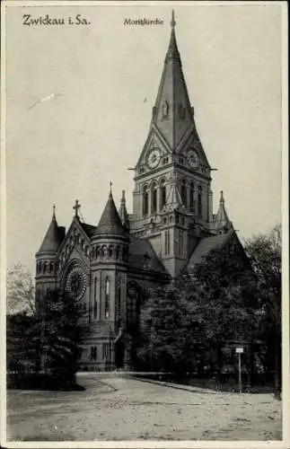 Ak Zwickau in Sachsen, Moritzkirche