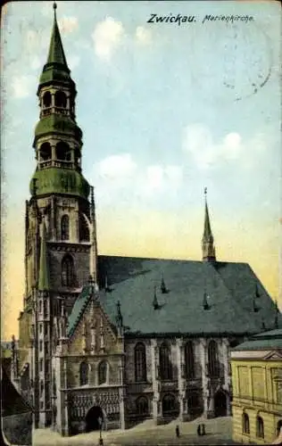 Ak Zwickau in Sachsen, Marienkirche