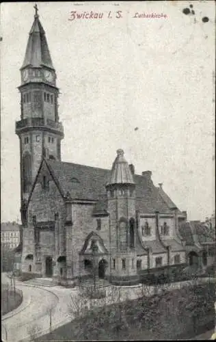 Ak Zwickau in Sachsen, Lutherkirche