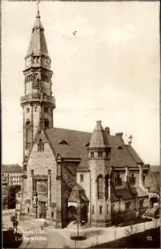 Ak Zwickau in Sachsen, Lutherkirche