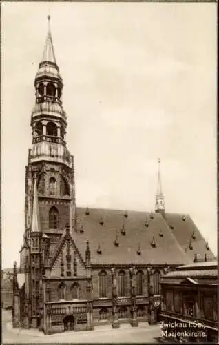 Ak Zwickau in Sachsen, Marienkirche