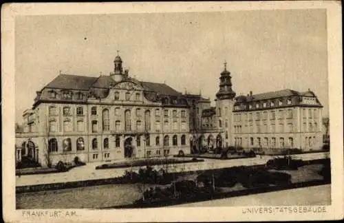 Ak Frankfurt am Main, Universitätsgebäude