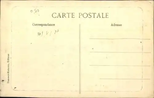 Präge Passepartout Ak Bonneval Eure et Loir, Abtei Saint-Florentin 1850