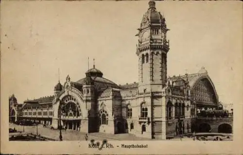 Ak Köln am Rhein, Hauptbahnhof