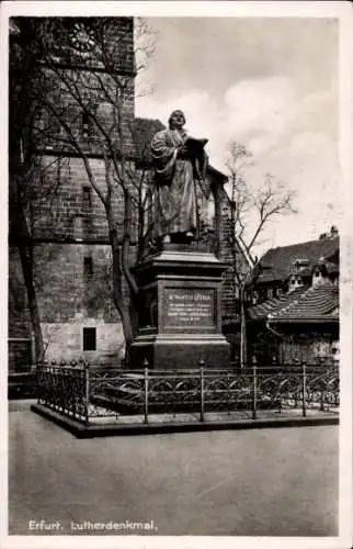 Ak Erfurt in Thüringen, Lutherdenkmal