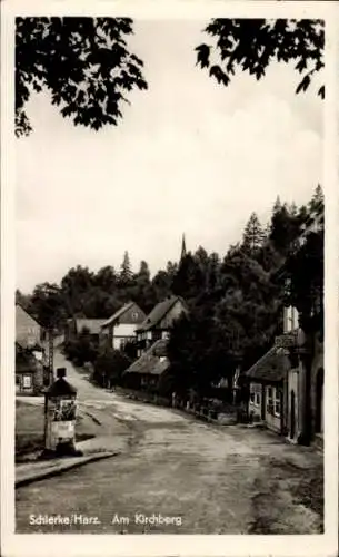 Ak Schierke Wernigerode im Harz, Am Kirchberg