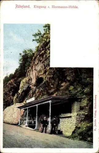 Ak Rübeland Oberharz am Brocken, Hermanns-Höhle