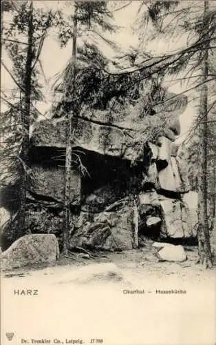 Ak Oker Goslar am Harz, Okertal, Hexenküche