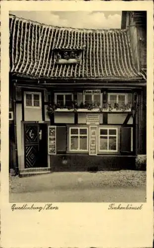 Ak Quedlinburg im Harz, Finkenhäusel