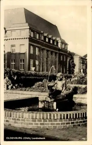 Ak Oldenburg im Großherzogtum Oldenburg, Landesbank