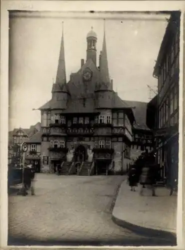 Ak Wernigerode im Harz, Rathaus