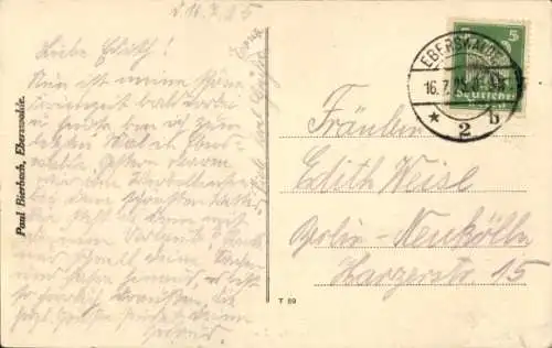 Ak Eberswalde in der Mark, Panorama