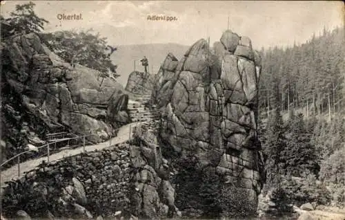 Ak Oker Goslar am Harz, Okertal, Adlerklippe