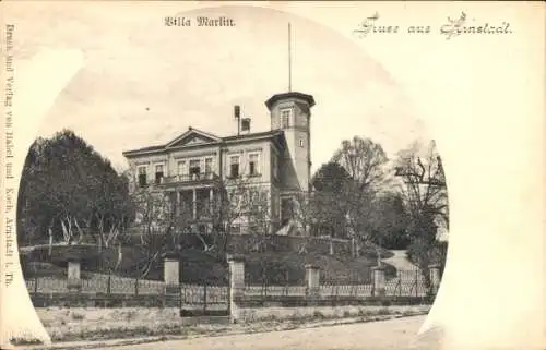 Ak Arnstadt in Thüringen, Villa Marlitt