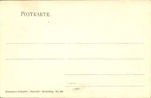 Ak Heidelberg am Neckar, Schloss, Blick vom Kornmarkt