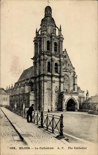 Ak Blois Loir et Cher, Kathedrale