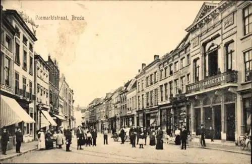 Ak Breda Nordbrabant Niederlande, Veemarktstraat