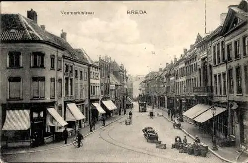 Ak Breda Nordbrabant Niederlande, Veemarktstraat