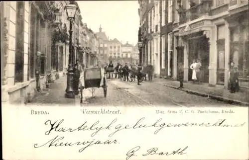 Ak Breda Nordbrabant Niederlande, Veemarktstraat