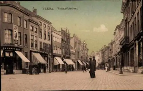 Ak Breda Nordbrabant Niederlande, Veemarktstraat