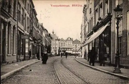 Ak Breda Nordbrabant Niederlande, Veemarktstraat