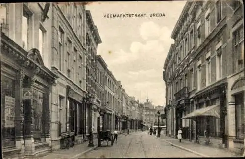 Ak Breda Nordbrabant Niederlande, Veemarktstraat