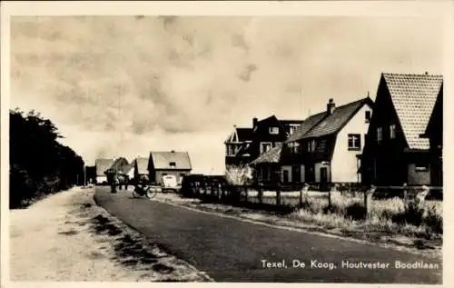 Ak De Koog Texel Nordholland Niederlande, Houtvester Boodtlaan