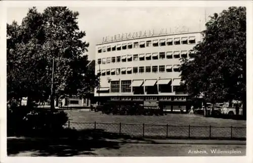 Ak Arnhem Gelderland Niederlande, De Steenen Tafel,  Willemsplein