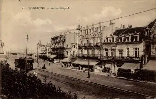 Ak Wenduine Wenduyne De Haan Westflandern, Leopoldstraße