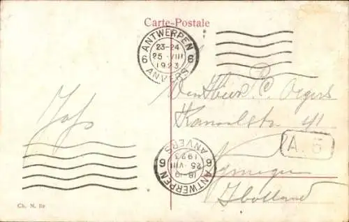 CPA Anvers Anvers Flandre, Debarcadere et Steen