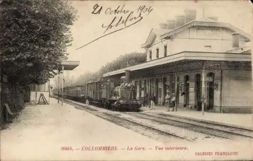 CPA Coulommiers Seine et Marne, Gare