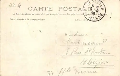 Ak Mortcerf Seine et Marne, Hotel du Commerce