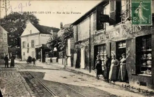 CPA Dammarie les Lys Seine et Marne, Rue de La Fontaine