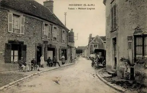 Ak Moisenay Seine et Marne, Tabac - Maison Legros