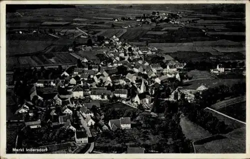 Ak Markt Indersdorf in Oberbayern, Luftbild