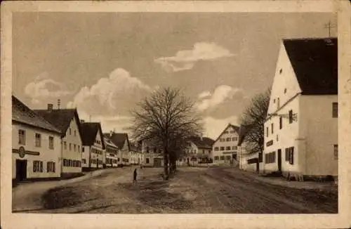 Ak Markt Indersdorf in Oberbayern, Marktplatz